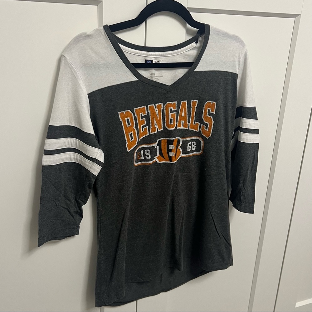 Bengals Graphic V-Neck Shirt
